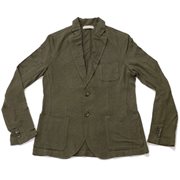 ロベルトコリーナ ジャケット リネン カーキ