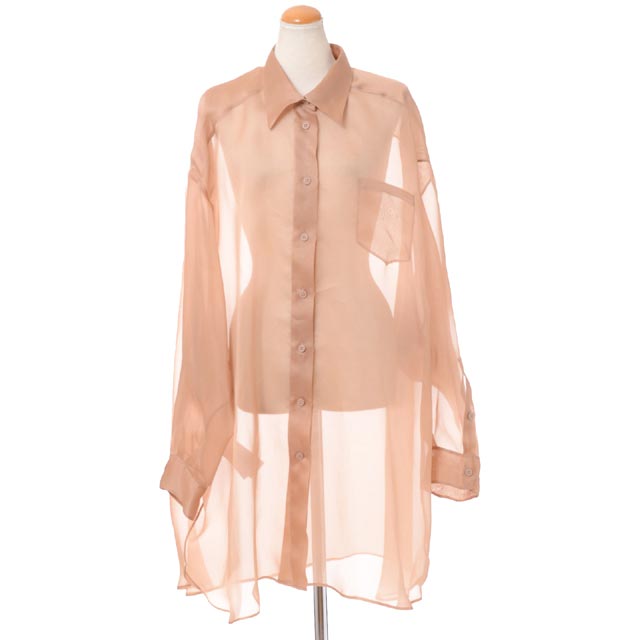 メゾン マルジェラ (Maison Margiela) ビッグシャツ シルク