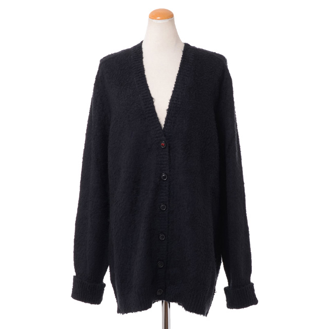 メゾン マルジェラ (Maison Margiela) ボア風Vネックカーディガン メゾン マルジェラ (Maison Margiela) ボア風Vネックカーディガン