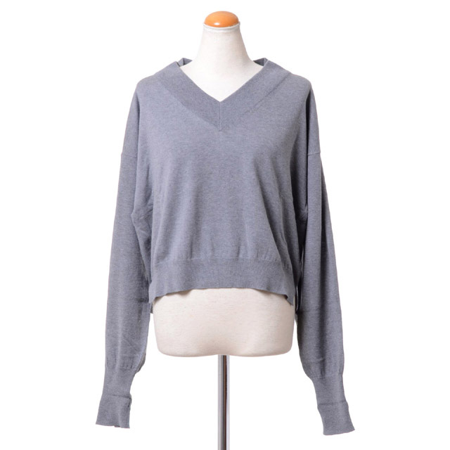 メゾン マルジェラ (Maison Margiela) エルボーパッチ付きVネック