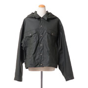 エムエムシックス メゾンマルジェラ (MM6 MAISON MARGIELA) フーデッドスポーツジャケット テクニカルファブリック ダークグリーン 20% OFF