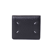 メゾン マルジェラ (Maison Margiela) 2つ折り財布 グレインカーフレザー ブラック