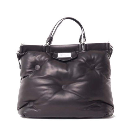 メゾン マルジェラ (Maison Margiela) グラムスラムショッピングバッグ ナッパーレザー ブラック