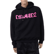 ディースクエアード (Dsquared2) ロゴパーカー コットン ブラック 30% OFF