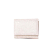 メゾン マルジェラ (Maison Margiela) 三つ折りミニ財布 牛革 グレージュ