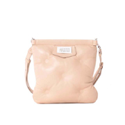 メゾン マルジェラ (Maison Margiela) グラムスラムミニボクシーバッグ 羊革 ミルクティ