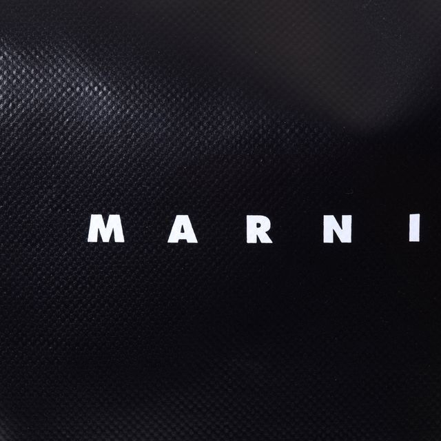 マルニ (Marni) ショルダーバッグ PVC ブラックロイヤルブルー
