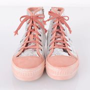 インベルサ アルミ加工ラバーソールピンクスニーカー ピンク