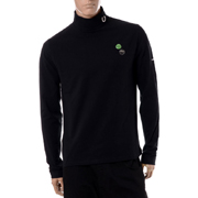 ラフシモンズ (RAF SIMONS) フレッドペリー FRED PERRY ローレルリーフディティールロールネックトップ コットン ブラック 30% OFF　