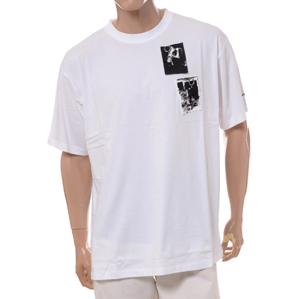 ラフシモンズ (RAF SIMONS) フレッドペリー Tシャツ コットン ホワイト 30% OFF
