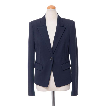 エンポリオアルマーニ (EMPORIO ARMANI) テーラードジャケット ストレッチジャージー ネイビー 40% OFF