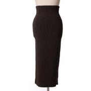 クリストフルメール (CHRISTOPHE LEMAIRE) チューブニットスカート ウール カーキ 30% OFF