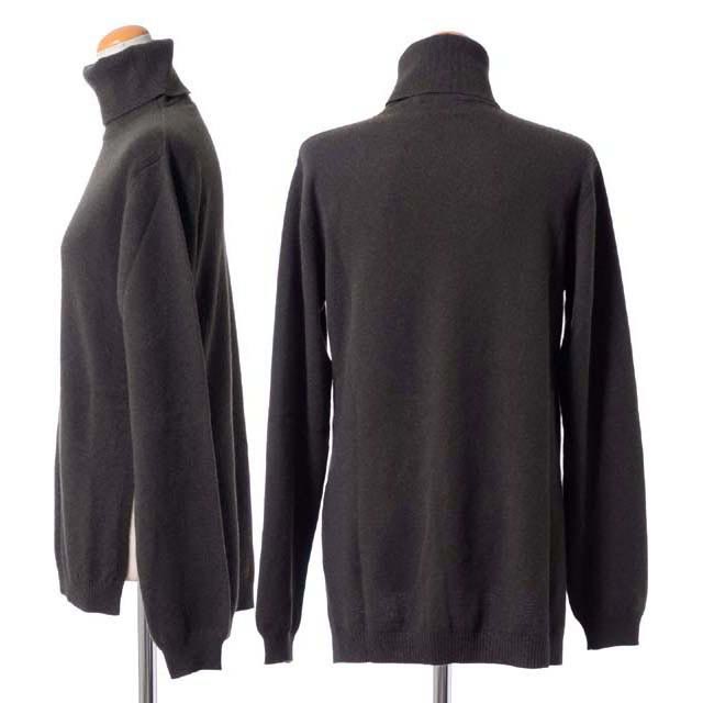 ルメール (LEMAIRE) タートルネックセーター カシミア オリーブ 30% OFF