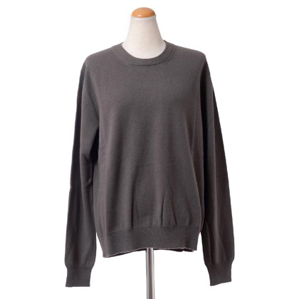 ルメール (LEMAIRE) クルーネックニットセーター カシミア ストーム 30% OFF
