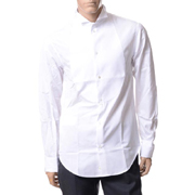 エンポリオアルマーニ (EMPORIO ARMANI) タキシードシャツ ホワイト 30% OFF