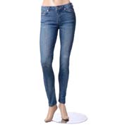 ブラックデニム (blkdnm) ダメージスキニージーンズjeans22 ストレッチ オステンドブルー